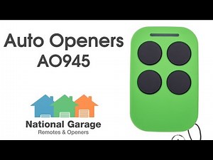 Auto Openers AO945 Garage Remote Control Video Description