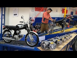 Complete Process of Assembling Ride Star 70cc Motorcycle in a Manufacturing Plant