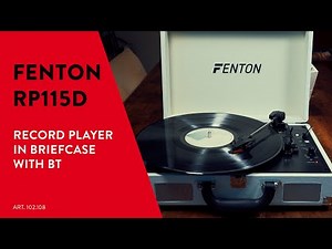 Fenton RP115D Record Player Briefcase with BT - 102.108