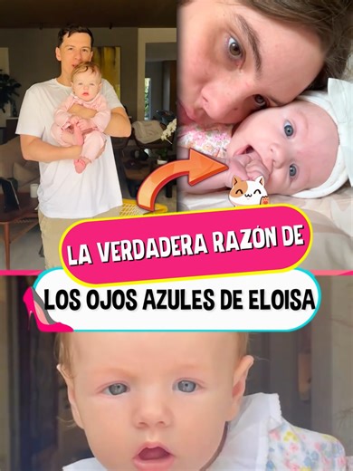 La razón detrás de los ojos azules de Eloísa, hija de Lele Pons