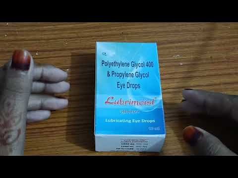 Lubrimoist eye drop || Polyethylene glycol 400 and propylene glycol || Uses | Optometry solution