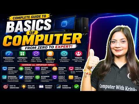 Basics of Computer Full Course | Computer Fundamentals Complete One Shot | Beginners to Advanced |CK