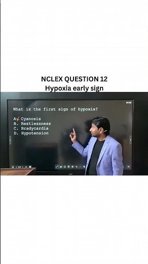 12- Early Signs of Hypoxia NCLEX Question | Don’t Miss This TRAP!