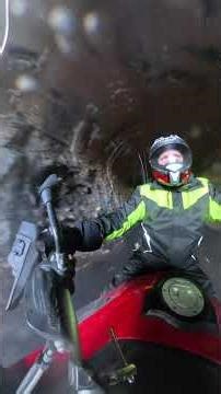 Unexpected off-road travel in a tunnel on the S1000XR #motorcycle #s1000xr