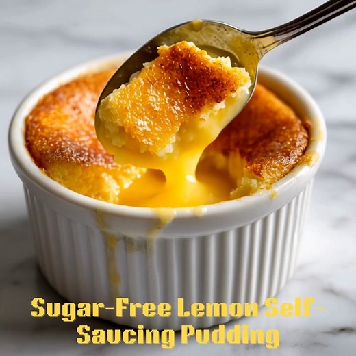 5.6K views · 63 reactions |  Sugar-Free Lemon Self-Saucing Pudding...