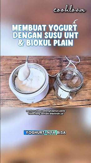 Making Yogurt with UHT Milk #shorts