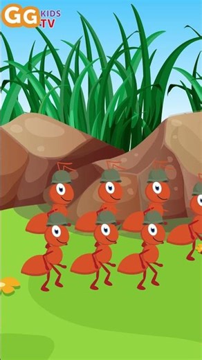 The Ants Go Marching One By One #shorts #antsgomarching