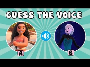 Guess the Disney Princess by her Voice | Disney Quiz Challenge
