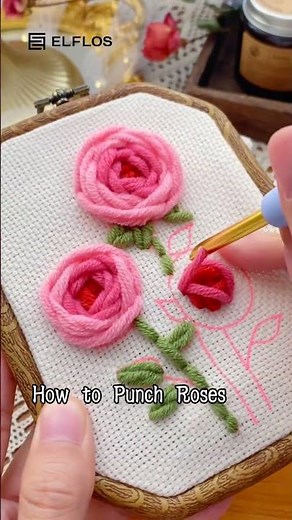 Learn Punch Needle Embroidery --Beginner Friendly