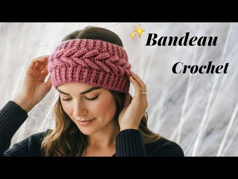 ✨️Gorgeous crochet headband in all sizes 💝 #crochet #knitting #diy #handmade #tutorial #handmade
