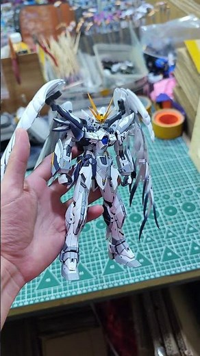 Wing Gundam Snow White Prelude custom paint 🔥
