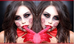 Try This Sexy Jigsaw Makeup Tutorial For Halloween