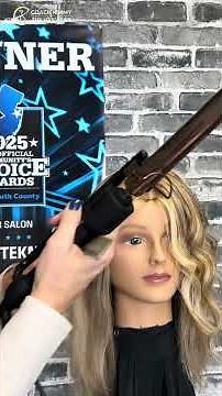 How To Curl Your Hair with Curling Irons #shorts #curlyhairtutorial