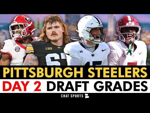 Steelers Day 2 Draft Grades Ft. Drew Allar, Germie Bernard, Gennings Dunker & Daylen Everette