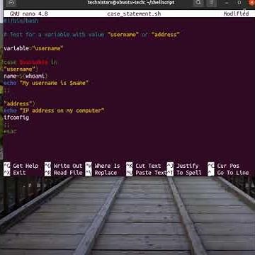 Shell scripting - Case Statement