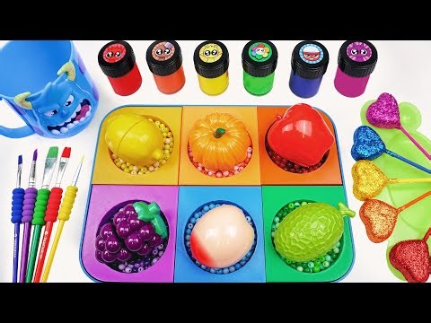 Satisfying Video l How To Make Oddly Fun Fruits Form Purple Lollipop AND Sprunki Transformation ASMR