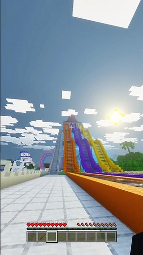 Water Park Hunt Minecraft Bedrock 💦 (Best Water Park Map) by Potassiumola #minecraft