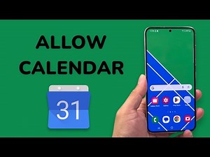 How To Allow Calendar Access To Apps On Android Phone