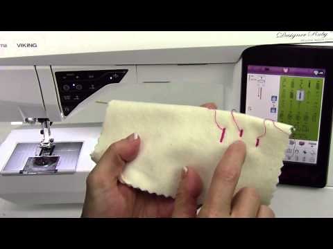 Husqvarna Viking Designer Ruby 36 Bartack Stitch