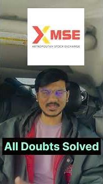 India’s New Stock Exchange | MSE | Metropolitan Stock Exchange | MSE vs NSE vs BSE | How To Trade?