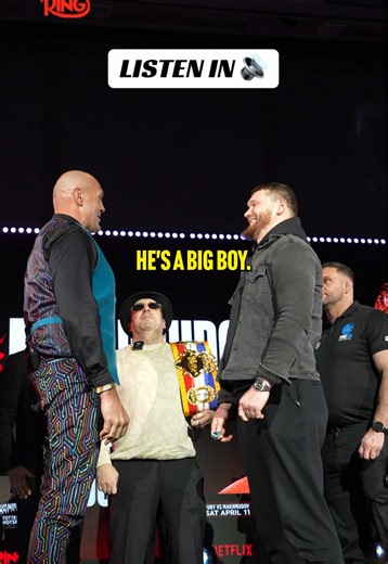 Tyson Fury vs Arslanbek Makhmudov Face-Off Highlights