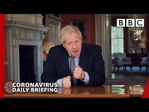 Coronavirus: Boris Johnson updates nation on Covid-19 lockdown 🔴 ‪@BBCNews‬ - BBC