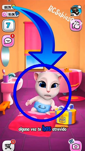 nunca le preguntes a Talking Angela por Talking Tom