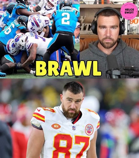 1.1K views | Travis Kelce SHOCKED REACTION as Robinson involved in Bills-Panthers Brawl before Chiefs vs Commande The latest NFL action provided two starkly different examples of dominance: the Kansas City Chiefs delivered a historic shutout that left their opponent speechless, while the Buffalo Bills' blowout win ended in a fiery post-game scuffle fueled by frustration and trash talk. See More: https://btuatu.com/hyk4 | Gridiron Gazette | Facebook