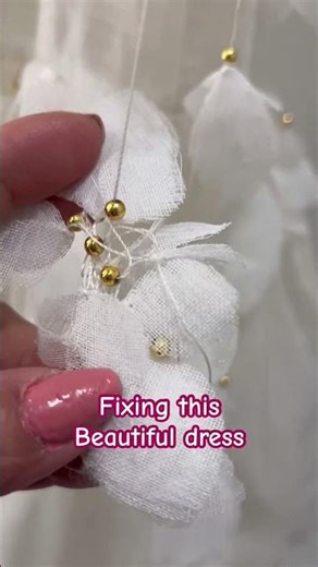 Extra care how to fix this sensitive party dress #highlights #everyone #fashion