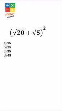 From radicals to a perfect square in seconds! 🧠