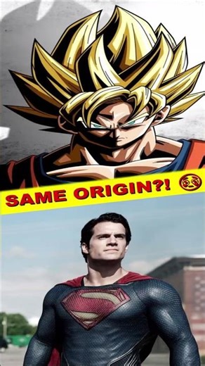 Goku vs Superman Origins Who Did It First #gokuedit #superman
