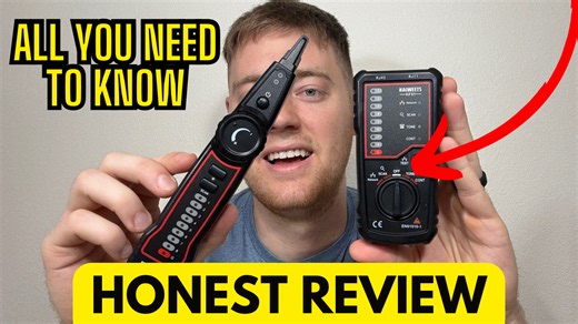 Watch Network Cable Tester Review on Amazon Live