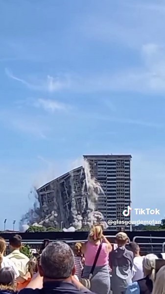 Demolition Highlights on Caledonia Road, Glasgow