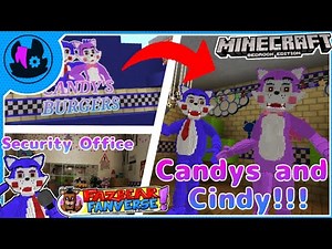Five Nights at Candys 1 Mapa Minecraft #fazbearfanverse #fnac #minecraft