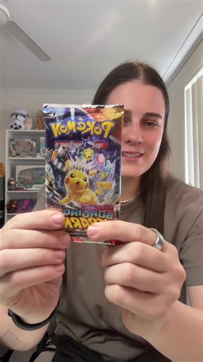 Day Two of opening a pack a day until Queen comes home from surfing in Indonesia 8 days to go… What do you think we'll pull before she gets back?? #packopening #pokemoncards #tcgcommunity #queencommunity #collectibles