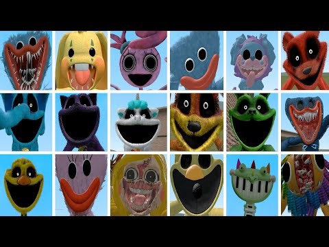 Poppy Playtime: Chapter 1 - 4 | All Jumpscares in Garry's Mod