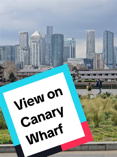 View on Canary Wharf From Greenwich.