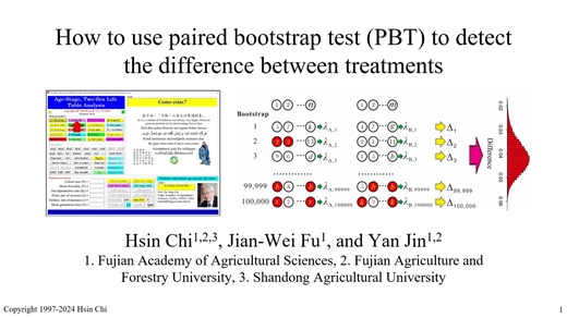 How to use paired bootstrap test (PBT) to detect the difference between treatme