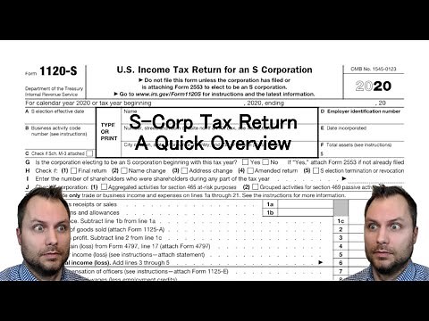 S-Corp Tax Return - Quick Overview