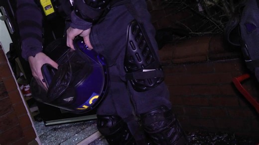 Officers arrested three men in an early morning drug raid at a property on Brooklands Avenue, Chadderton. A 26-year-old man was arrested on suspicion of possession with intent to supply Class A, B, and C drugs, as well as possession of offensive weapons. A man aged 62, and a woman aged 61, were also arrested on suspicion of being concerned in the supply of drugs. Read more at: https://www.notreallyheremedia.com/news/oldham-reporter/three-arrested-in-chadderton-drug-raid/ #GMP #local #oldham Vide