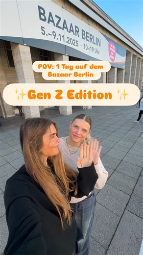 2.1K views · 44 reactions | POV: 1 Tag auf dem Bazaar Berlin ✨Gen Z...