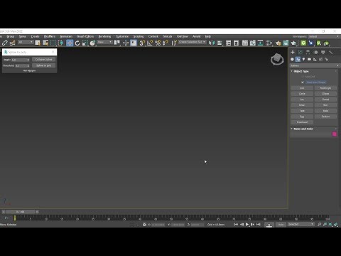 Script "Spline to poly" for 3ds max