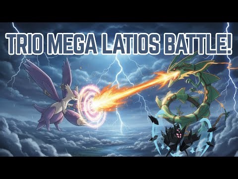 Mega Latios TRIO with Mega Rayquaza and counter teams!
