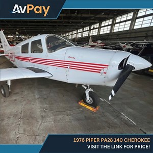 New Aircraft ✈ By UK Aviation Sales LTD 1976 Piper PA28 140 Cherokee...