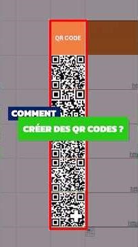 📱 Tu veux créer des QR codes directement dans Excel ? #excel #exceltips #tutorial
