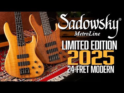 Sadowsky LIMITED EDITION 2025 MetroLine 24-Fret 'MODERN' Bass | Demo w. Lars Lehmann