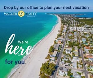 When booking your next vacation rental, be sure to go with a company that you can trust. Wagner Realty is locally owned and has been on Anna Maria Island for 85 years. Drop by to make your arrangements or call the office, located at 2217 Gulf Drive N., in Bradenton Beach. The office is open M-F from 8:30-5:00 pm. Call 941.778.2246 for peace of mind, knowing your vacation rental will be waiting for you. #WagnerRealty #WagnerRealtyrentals #annamariaisland #AMI #weloveAMI #shoplocal #buylocal #supp