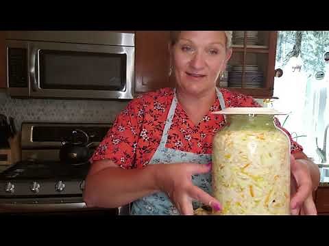 HOMEMADE SLAVIC STYLE SAUERKRAUT FROM START TO FINISH