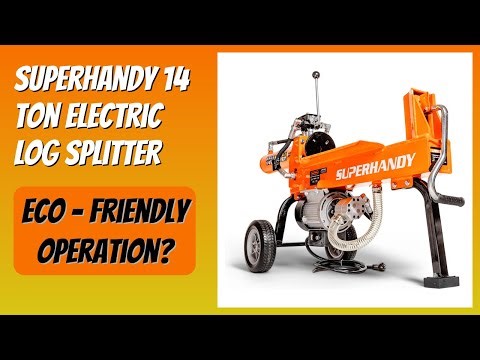 REVIEW (2025): SuperHandy 14 Ton Electric Log Splitter. Features