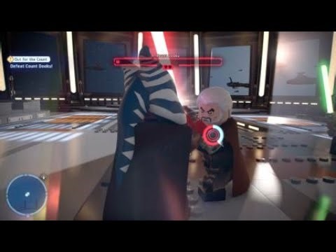 LEGO® Star Wars™: The Skywalker Saga Shaak Ti and Luminara Unduli vs Count Dooku free play